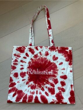 Realisation Par Canvas Tote Bag in Red